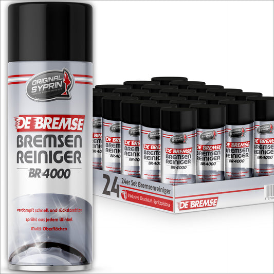 ORIGINAL SYPRIN Bremsenreiniger eignet Sich für alle Arten von PKW & LKW - 500ml - 24er Packung