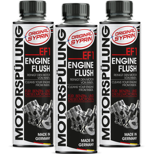 ORIGINAL SYPRIN Motorflush Motorspülung alle Motoren Diesel / Benzin 3x 250 ml - Sparpaket - syprin