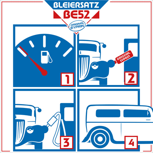 ORIGINAL SYPRIN Bleiersatz + Vergaserreiniger Set BUNDLE, Bleiadditiv, 1:1000