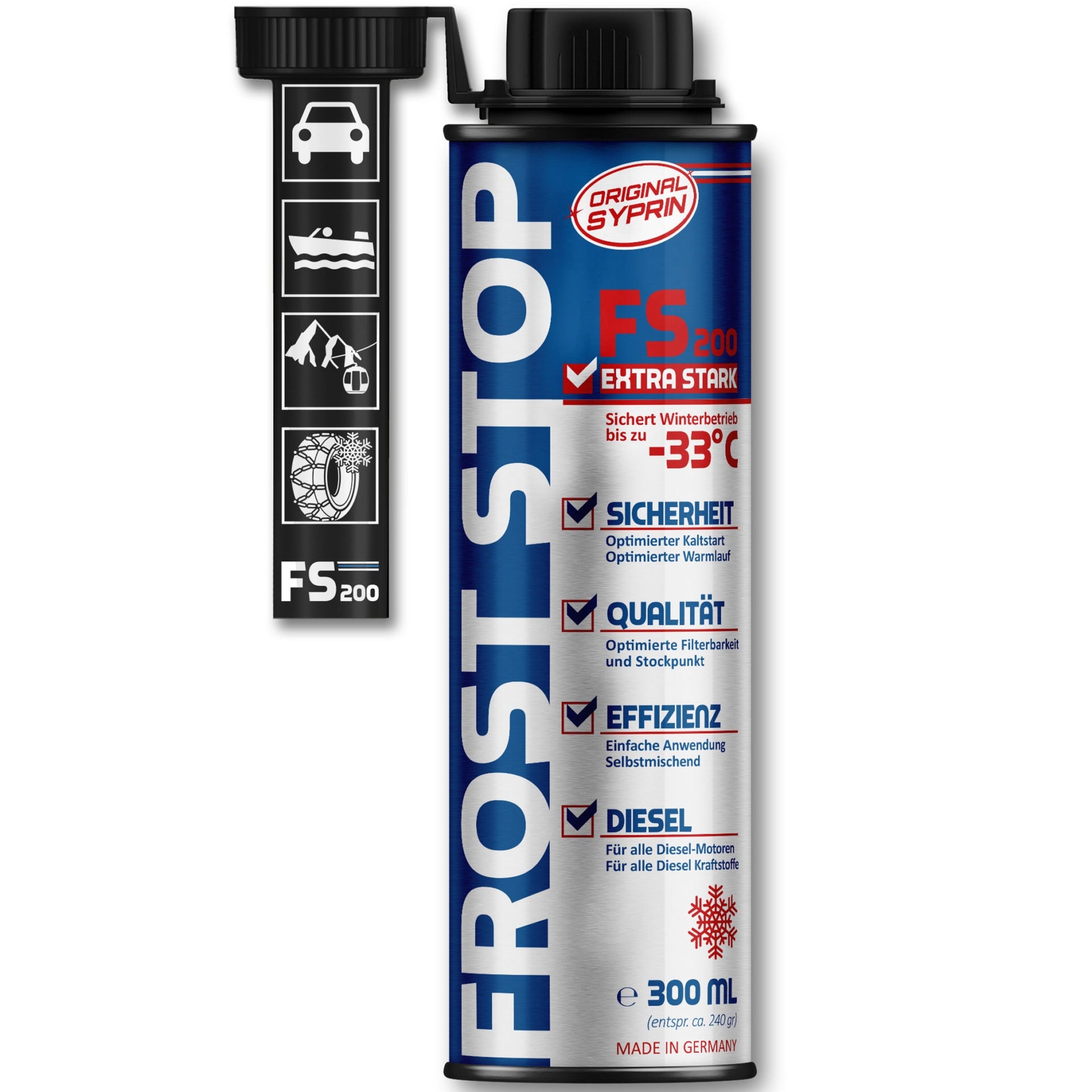 ORIGINAL SYPRIN Diesel Frost Stop - Diesel antifreeze down to -33°C – syprin