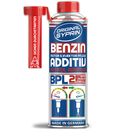 ORIGINAL SYPRIN Benzin Zusatz Injektor - Ventil- und Einspritzdüsen Pflege Additiv