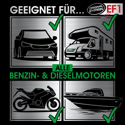 ORIGINAL SYPRIN Motorflush Motorspülung alle Motoren Diesel / Benzin 3x 250 ml - Sparpaket - syprin