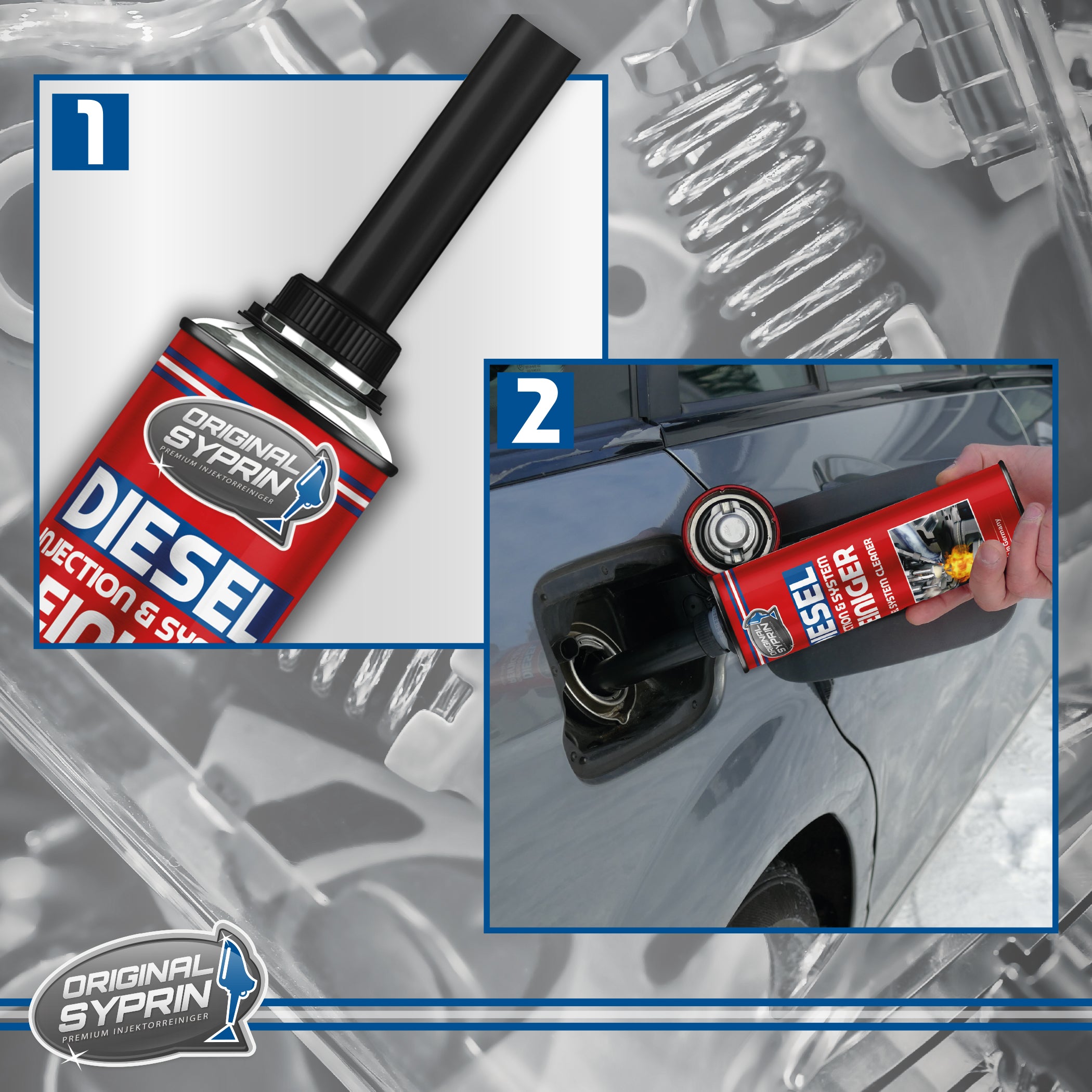 ORIGINAL SYPRIN Diesel All-Year Set - Cleaner additive and frost