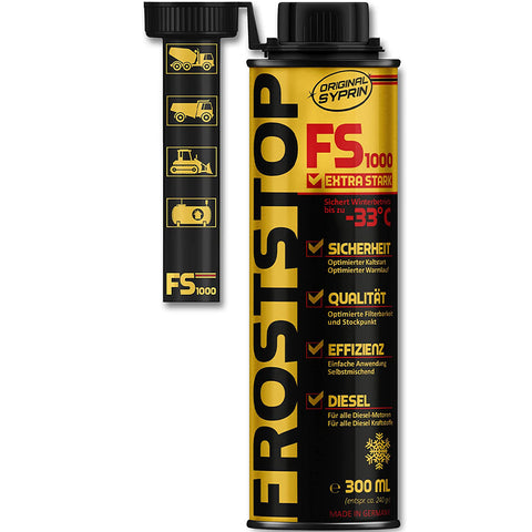 ORIGINAL SYPRIN Diesel Froststop Professional -  DIESEL FROSTSCHUTZ BIS -33°C - LKW, Baumaschinen - syprin