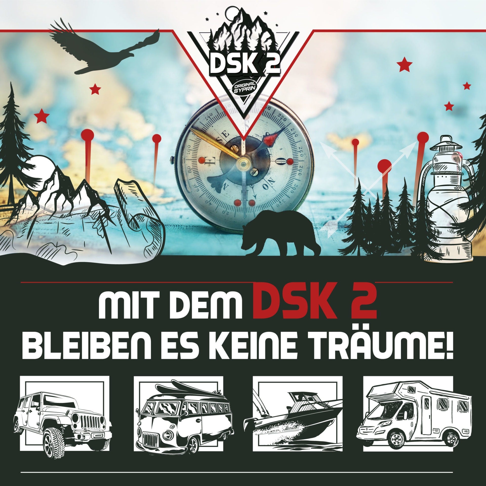 ORIGINAL SYPRIN Survival Camping Edition für Dieselmotor Additiv I Injektor-Pflege 3x250 ml - syprin